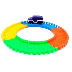 Carrinho De Brinquedo Pista Articulada A Pilha Infantil