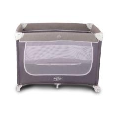 Berço Cercadinho Desmontável Portátil Chiqueirinho Confort Cinza