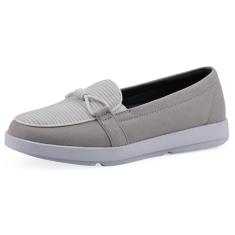 Island Surf Company Gia Boat Shoe, Cinza, 35