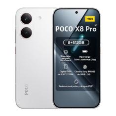 Smartphone Poco X8 Pro 5G 512GB 8GB RAM Branco - Xiaomi, 512GB, Branco