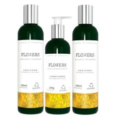 Grandha Flowers Com 2 Shampoo 1 Condicionador