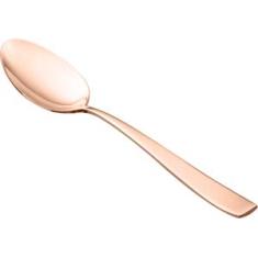CJ 12 COLHERES DE AÇO INOX P/MESA PVD ROSÉ GOLD PISA