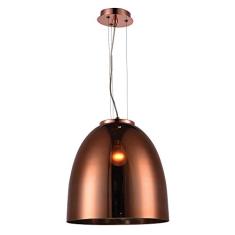 Pendente Song De Metal E Vidro Cobre Bella Iluminação Song No Voltagev Cobre