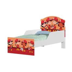 Mini Cama Tropa Bombeiros Com Colchão