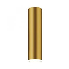 Plafon Viena Tubo 30cm Conti Ilumina  o Dourado