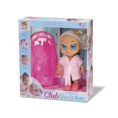 Boneca Bee Toys Club Girls Banho, Banho