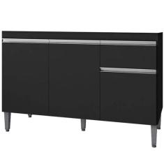 Balcão de Pia 120 cm Talita 3 Portas 1 Gaveta - AJL