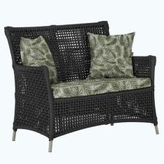 1 Sofá Área Externa Igapó Alumínio Pintura Fendi Corda Náutica Estofad