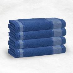 Kit 4 Toalhas de Banho Gigante 0.75 x 1.45 mts 100% Algodão - Casa Lin