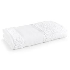 Toalha banho melina para bordar karsten 74 x 140 cm, Branco