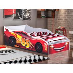 Cama Carro Infantil McQueen Vermelho