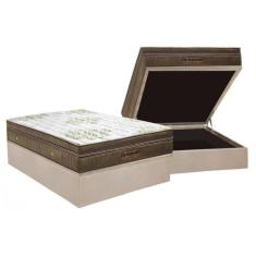 Cama Box Baú Casal: Colchão Molas SuperPocket Ensacadas Ortobom Gold U
