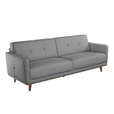 Sofá 3 Lugares Di Cavalcanti Cinza 160 cm