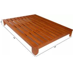Cama Casal Oriental Penafort 138x188x25 Cor Imbuia