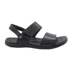 SANDÁLIA MASCULINA PEGADA COURO-Masculino
