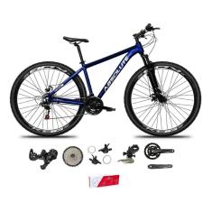 Bicicleta Aro 29 Absolute Nero 5 Kit 2x9 Freio Hidráulico K7 11/40 Pdv 24/38 Suspensão 100mm Trava-Unissex