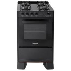 Fogão 4 Bocas Suggar Cook Glass Mesa de Vidro Preto  - Fgvcg410pt PRETO / Bivolt