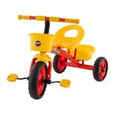 Triciclo Infantil de Pedal Kid Track TK3 Track, Amarelo