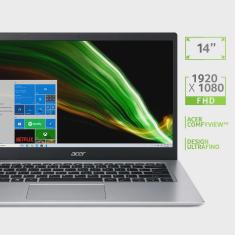Notebook Acer Aspire 5 A514-54-384J Intel Core i3 11ª Gen Windows 10 Home 8GB 256GB ssd 14' fhd