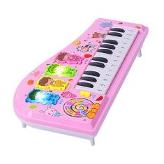 Brinquedo de Piano Eletrônico, Teclado Eletrônico Infantil de Desenho Animado, Estimulando a Criatividade, Multifuncional Atraente Educacional para 0 a 3 Anos de Idade para