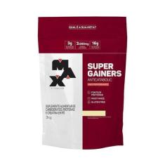 Super Gainers (3Kg) - Sabor: Baunilha - Max Titanium