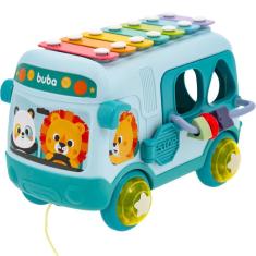 Brinquedo Ônibus de Atividades Chocalho e Xilofone Buba 18035