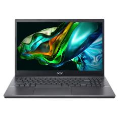 Notebook Acer Aspire 5 15.6 FHD I5-12450H 256GB SSD 8GB Cinza Linux Gutta - A515-57-51W5 - Cinza