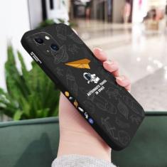 Capa de telefone astronauta para iphone 14 13 12 11 pro max mini x xr xs max se8 7 plus 6 6s plus capa, preto 2, para iphone 8 7 se2