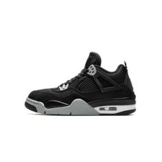 (GS) Air Jordan 4 Retro SE 'Black Canvas' (2022) DV0553-006