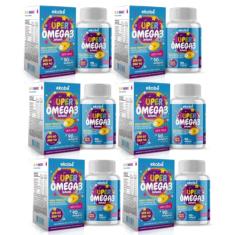 Kit Com 06 - Super Ômega 3 Infantil 90 Cápsulas Mastigavéis Ekobé