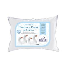 Travesseiros Plumas E Penas De Ganso Super Macio - Daune