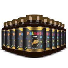 10X Peixote Omega 3 Kids Mastigavel 120Caps Hf Suplementos