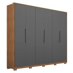 Guarda Roupa Casal Atrice 6 Portas com Pés - Demartêz