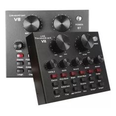 Mesa De Som V8 Usb Conjunto Interface Externa Streamer Live m.v8 - Rho
