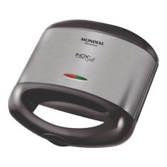 Sanduicheira Premium Inox Grill Mondial 110v Sanduicheira premium inox grill mondial 110v