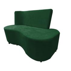 Sofa Curvo Feijão Organico Aliance 147 Verde