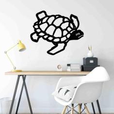 Quadro Decorativo Adorno Tartaruga II 3mm Vazado - Mdf - Decoarts, Pre