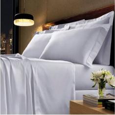 Jogo De Cama Casal Platine 4 Peças Branco - Buettner