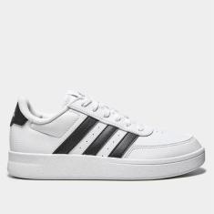 Tênis Adidas Breaknet Feminino, Branco, Preto, 39
