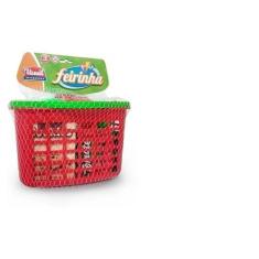 Super Feirinha Infantil De Brinquedo 13 Peças Usual Brinquedos