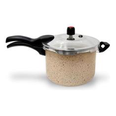 Panela De Pressão Fechamento Externo Antiaderente 4,5 Litros Bege Vanilla