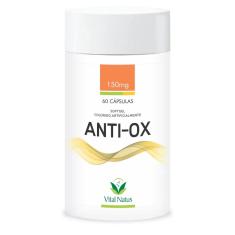 Antiox 150Mg - 60 Caps. Vitaminas A, E, C , Zinco E Selênio