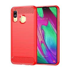 Capas para Samsung Galaxy A40.Caso básico,Botão de pressão flexível / 360 ° Proteção completa,Anti-fingerpirnts
