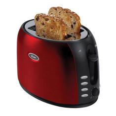 Torradeira Aço Inox Vermelha 220V Oster TSSTTJC5BBKR-057, Vermelho, 22