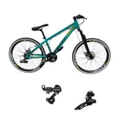 Bicicleta Vikingx Aro 26 Tuff 30 Cambio Shimano Traseiro Dianteiro 24v