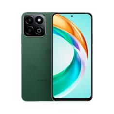 Smartphone HONOR X6B 5G Verde 256GB, 4+4GB RAM Turbo, Tela de 6.6", Snapdragon 4ª geração e Câmera Traseira Dupla de até 50MP