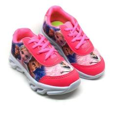 Tênis Infantil Menina Personagem Frozen Luz Led que Pisca - Pe leve , 