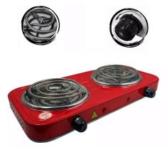 Fogão Elétrico Portátil 2 Bocas 2000w 220V - Relinx