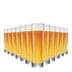 Jogo de Copos de Vidro Genebra Para Cerveja 400ml 12 Pcs Ruvolo