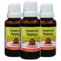 Extrato De Própolis 30Ml Kit Com 3 - Prodapys